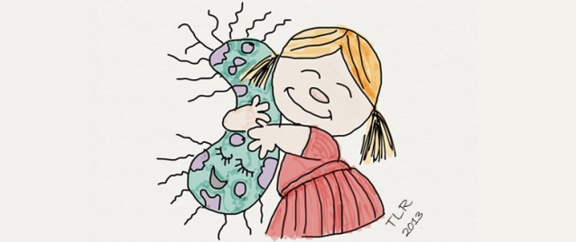 Girl and her micrbiome
